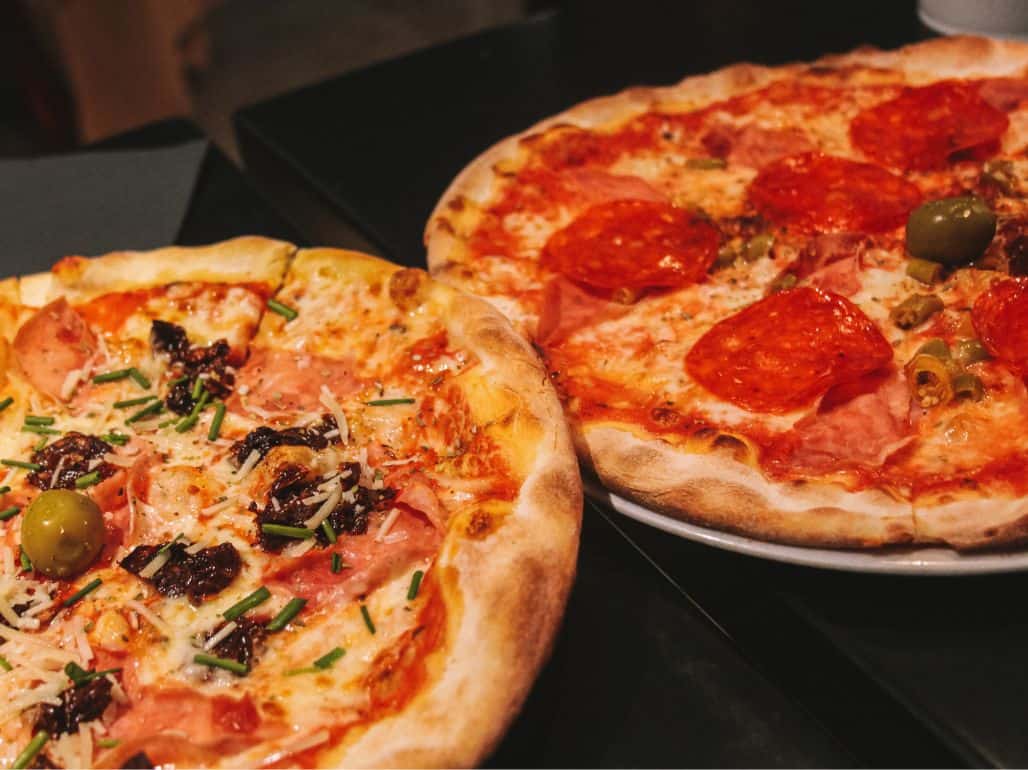 Pizza from Oliva Pizzeria in Dubrovnik
