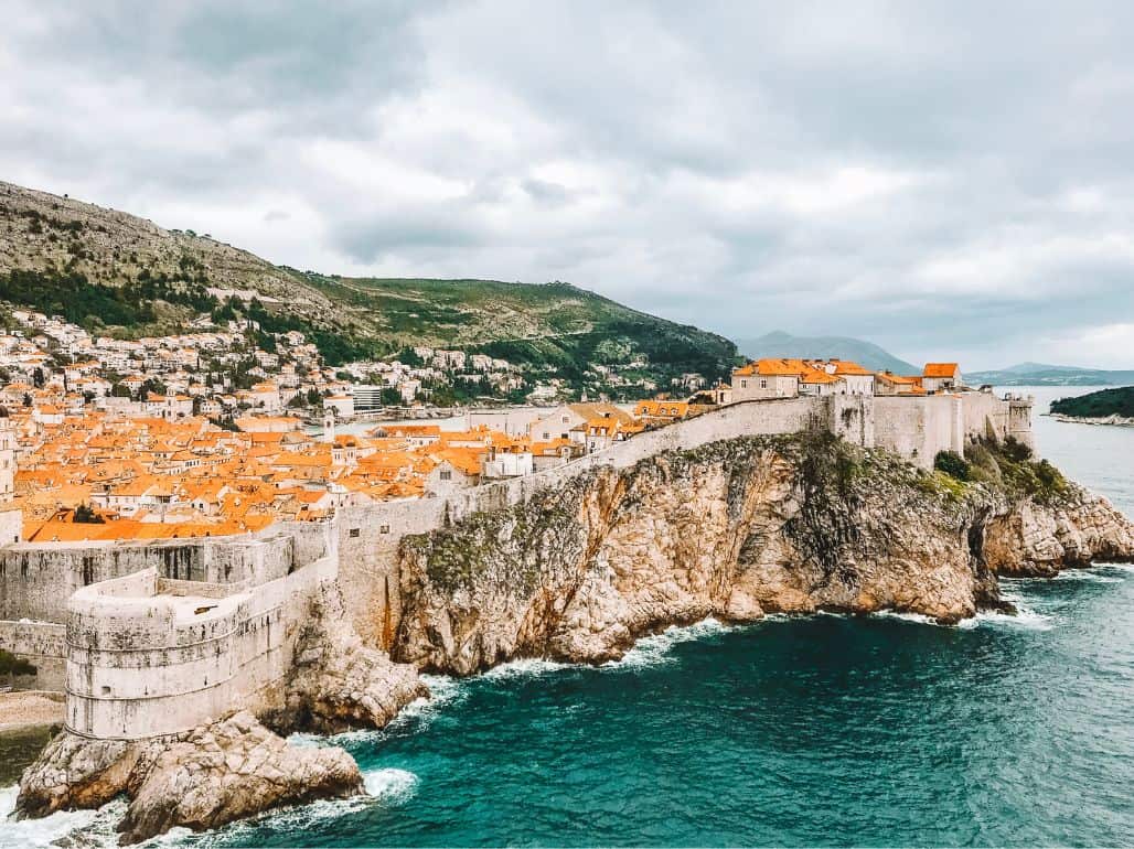 Amazing views of Dubrovnik from the nearby Fortress 