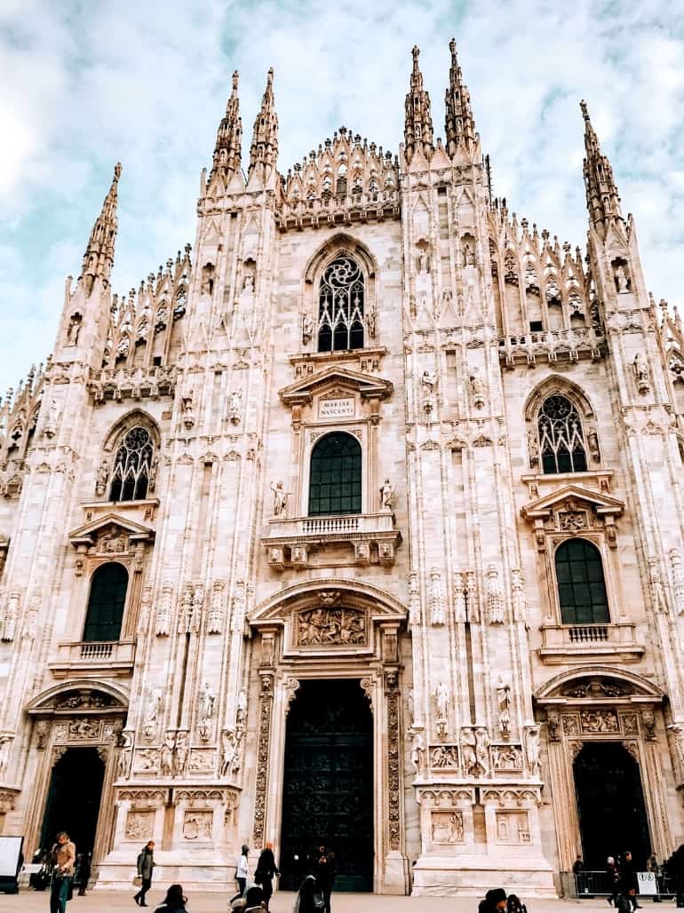 Blog post about spending one day in Milan 