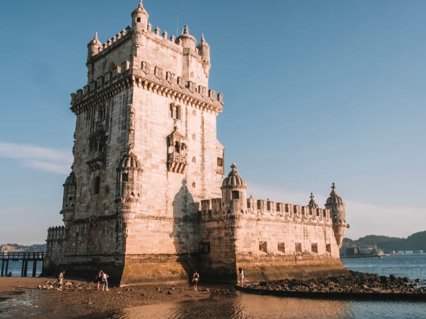 The famous Torre de Belém in Lisbon. 