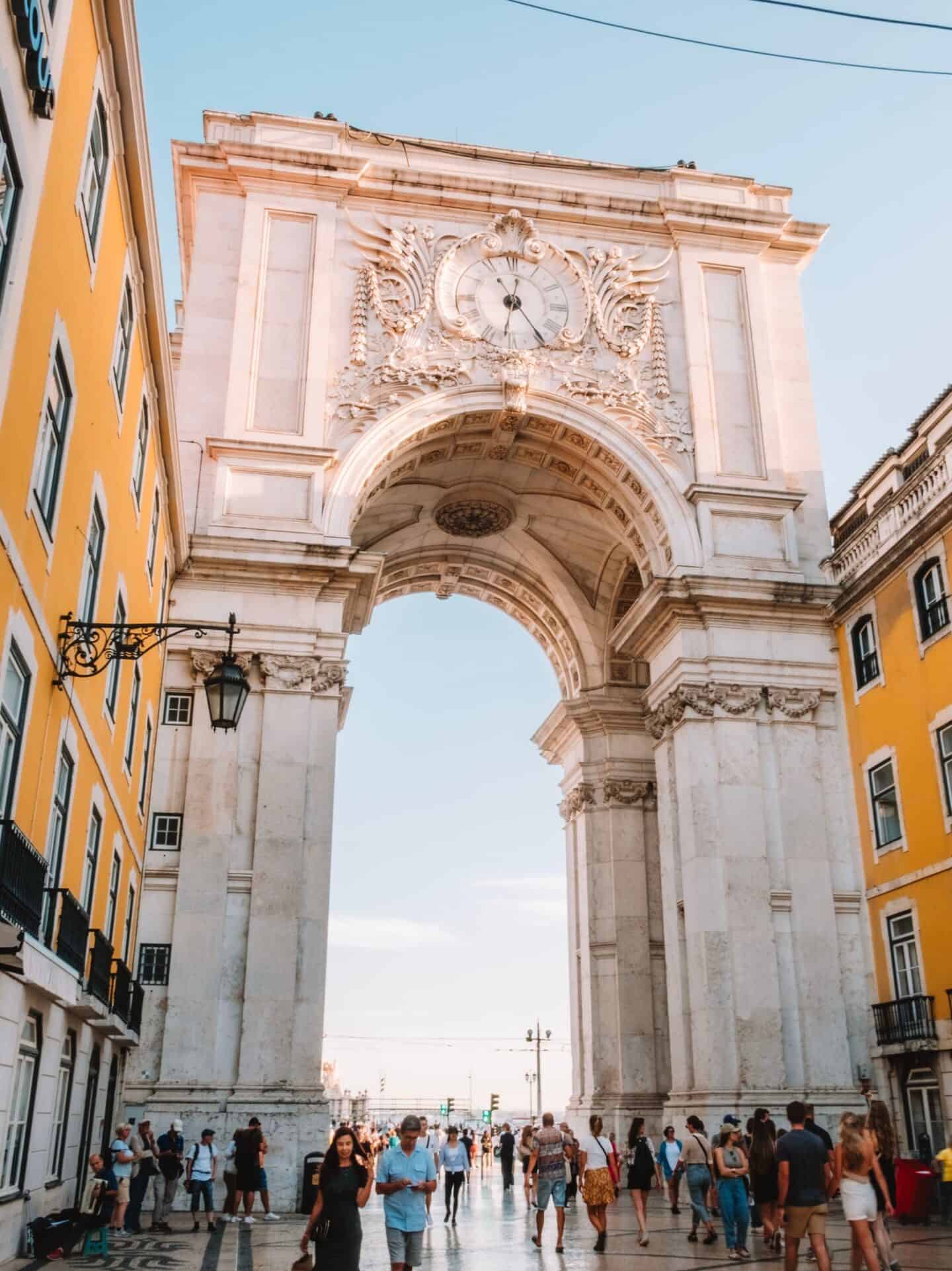 The Arco da Rua Augusta in Lisbon is well-worth a visit on your 5 days in Lisbon itinerary. 