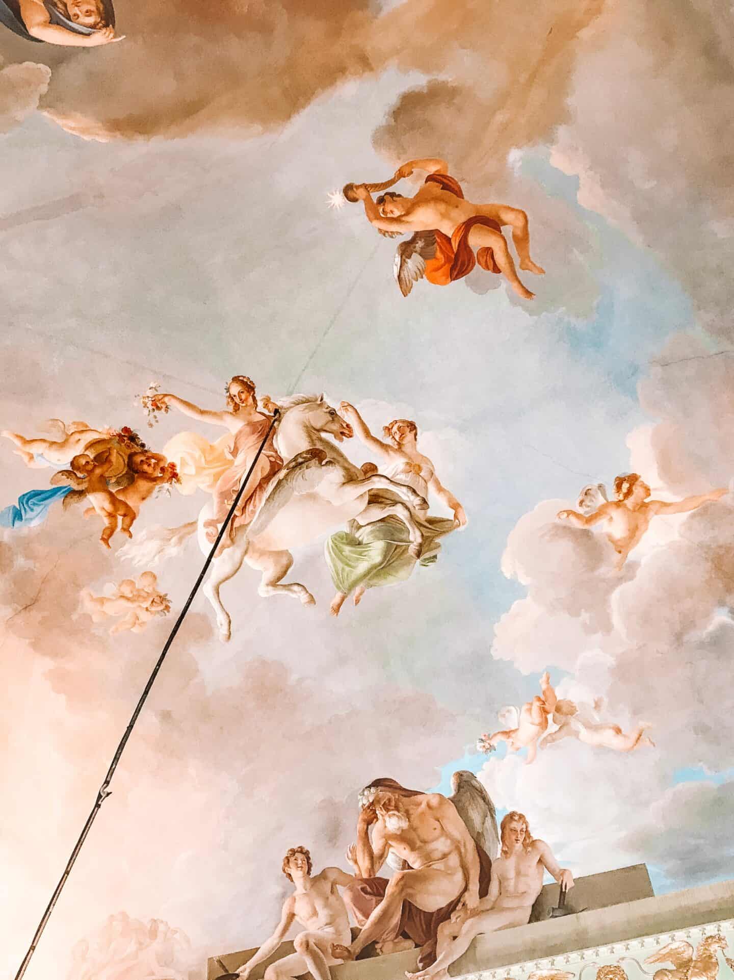 Works of art inside Palazzo Pitti 