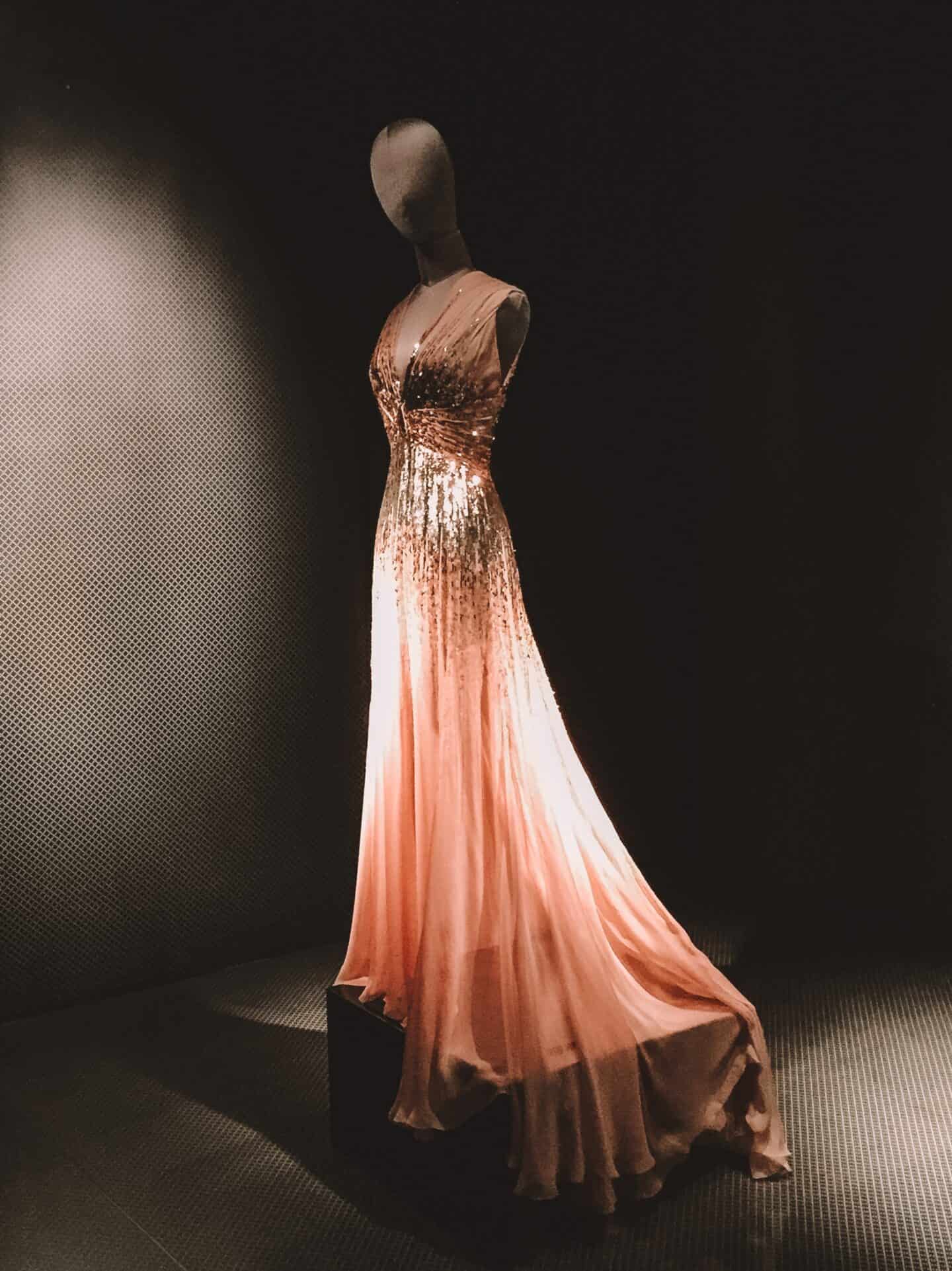 A stunning Gucci gown at the Gucci Garden Museum 