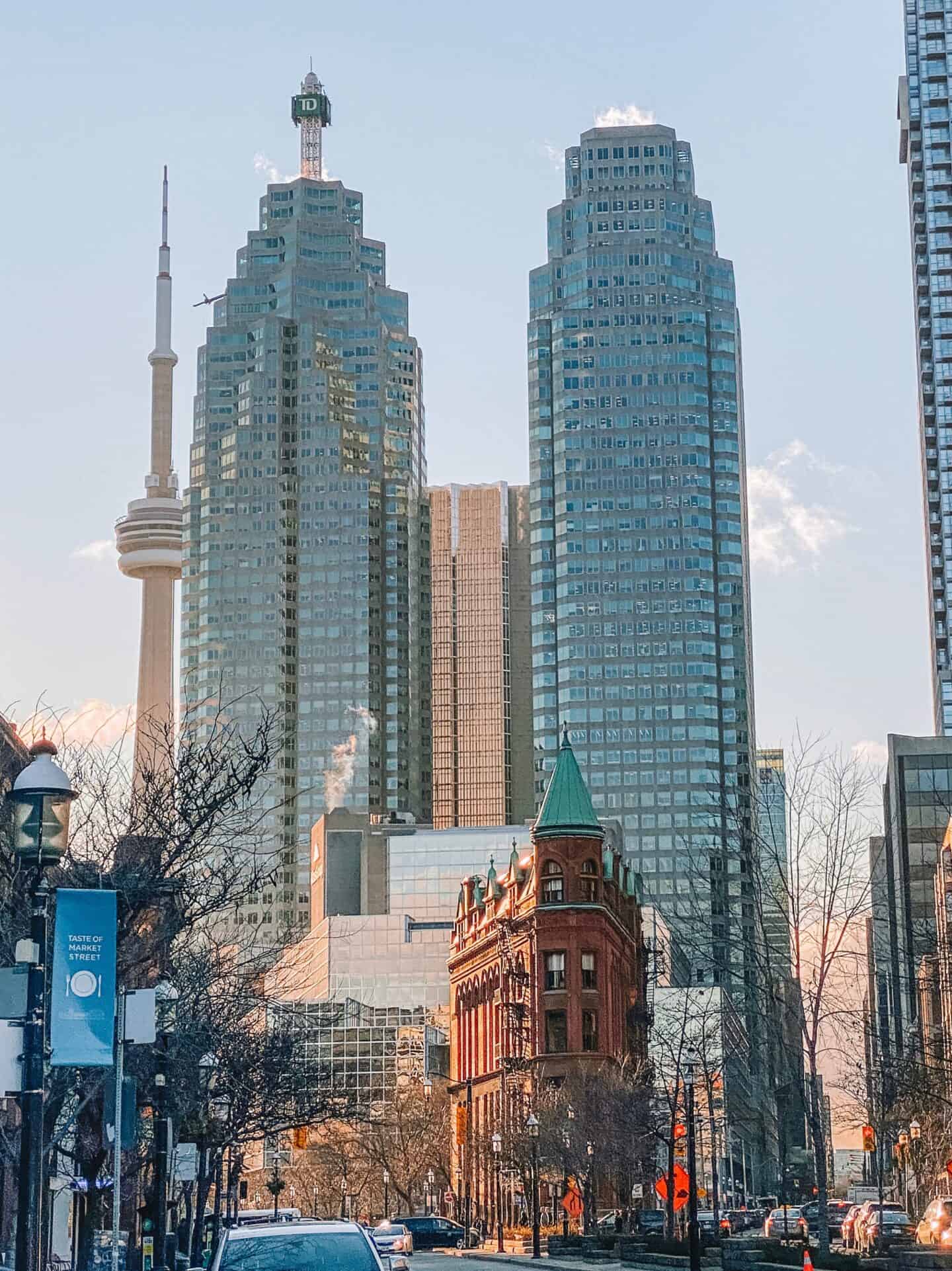 The Gooderham or "Flat Iron" building in Toronto 