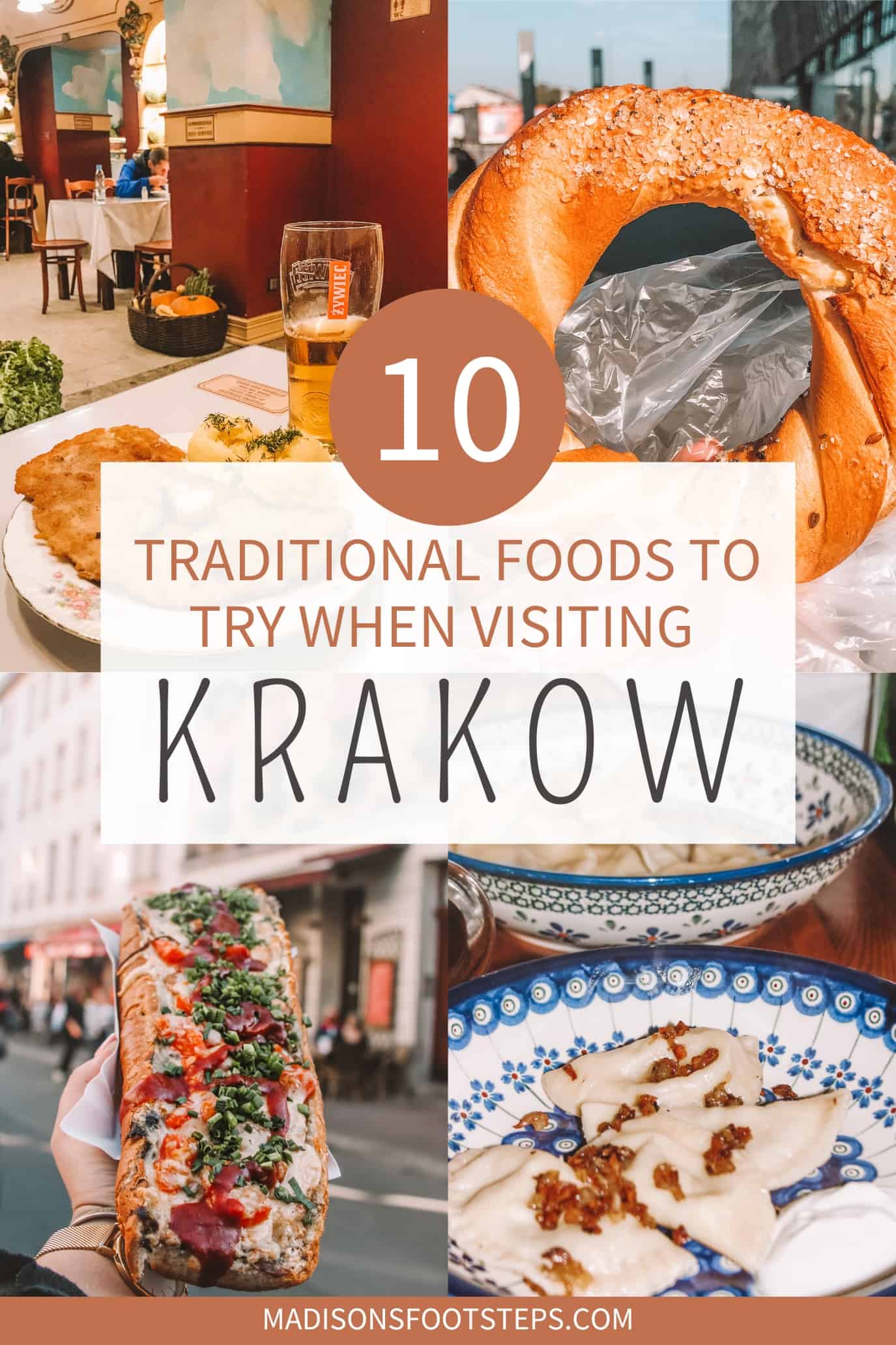 Traditional food to try when visiting Krakow pin
