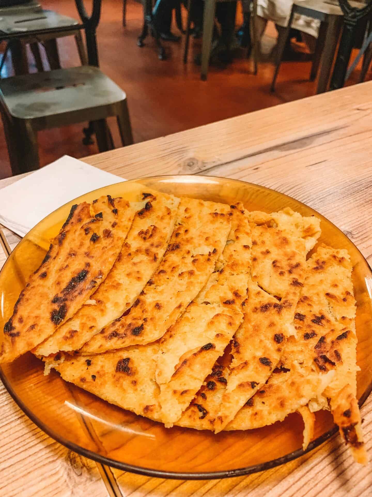 Socca from Chez Pipo – a type of flatbread made with chickpeas 