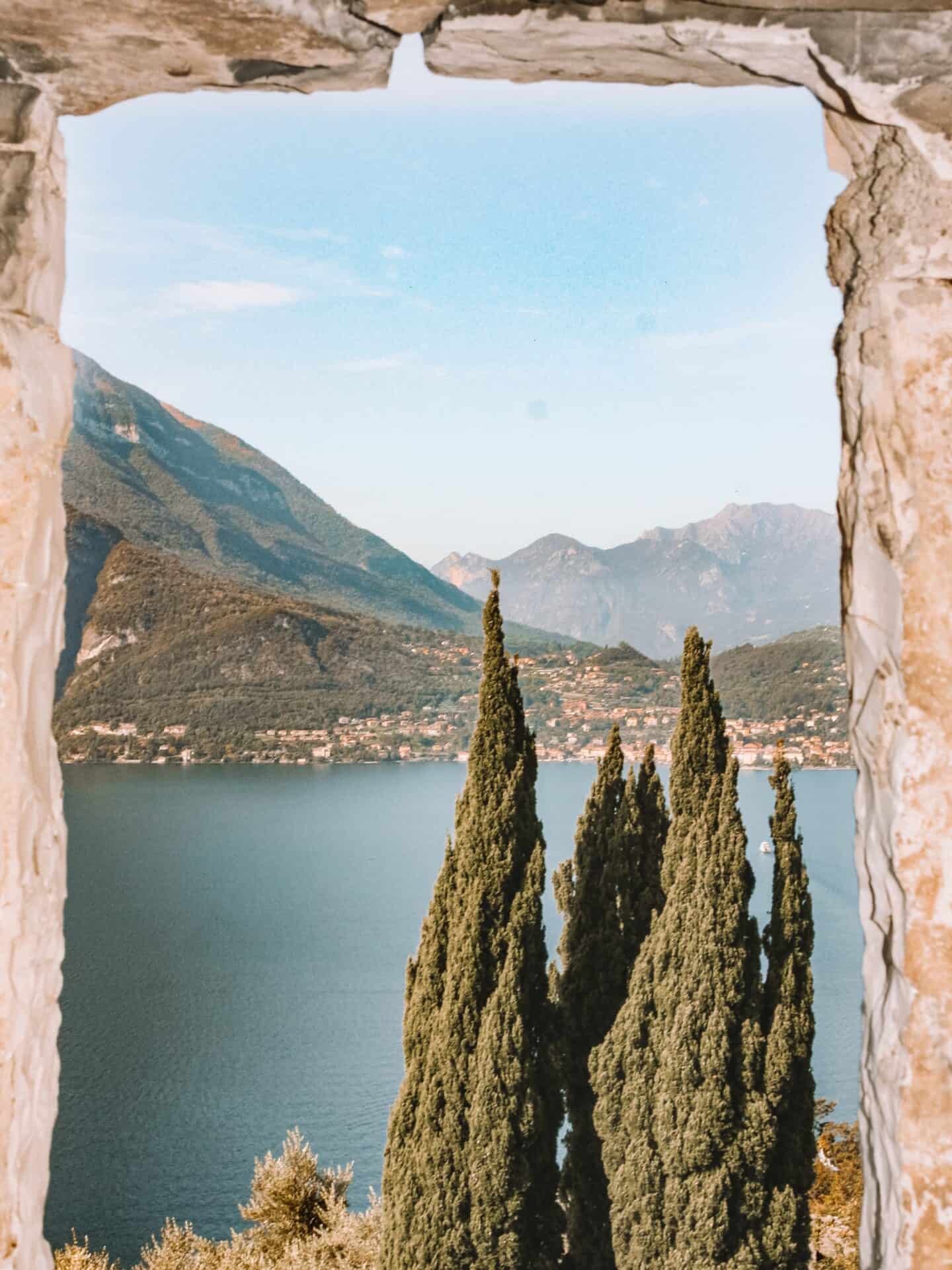 Stunning lake views from Castello di Vezio 