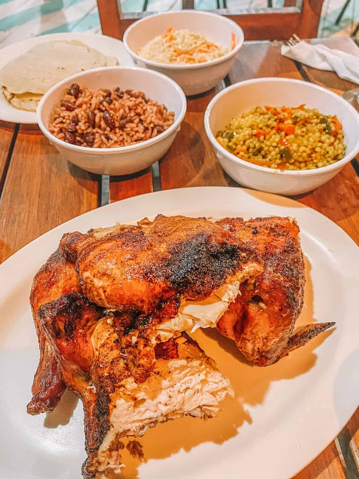 Rotisserie chicken and tasty sides from Creole's Rotisserie