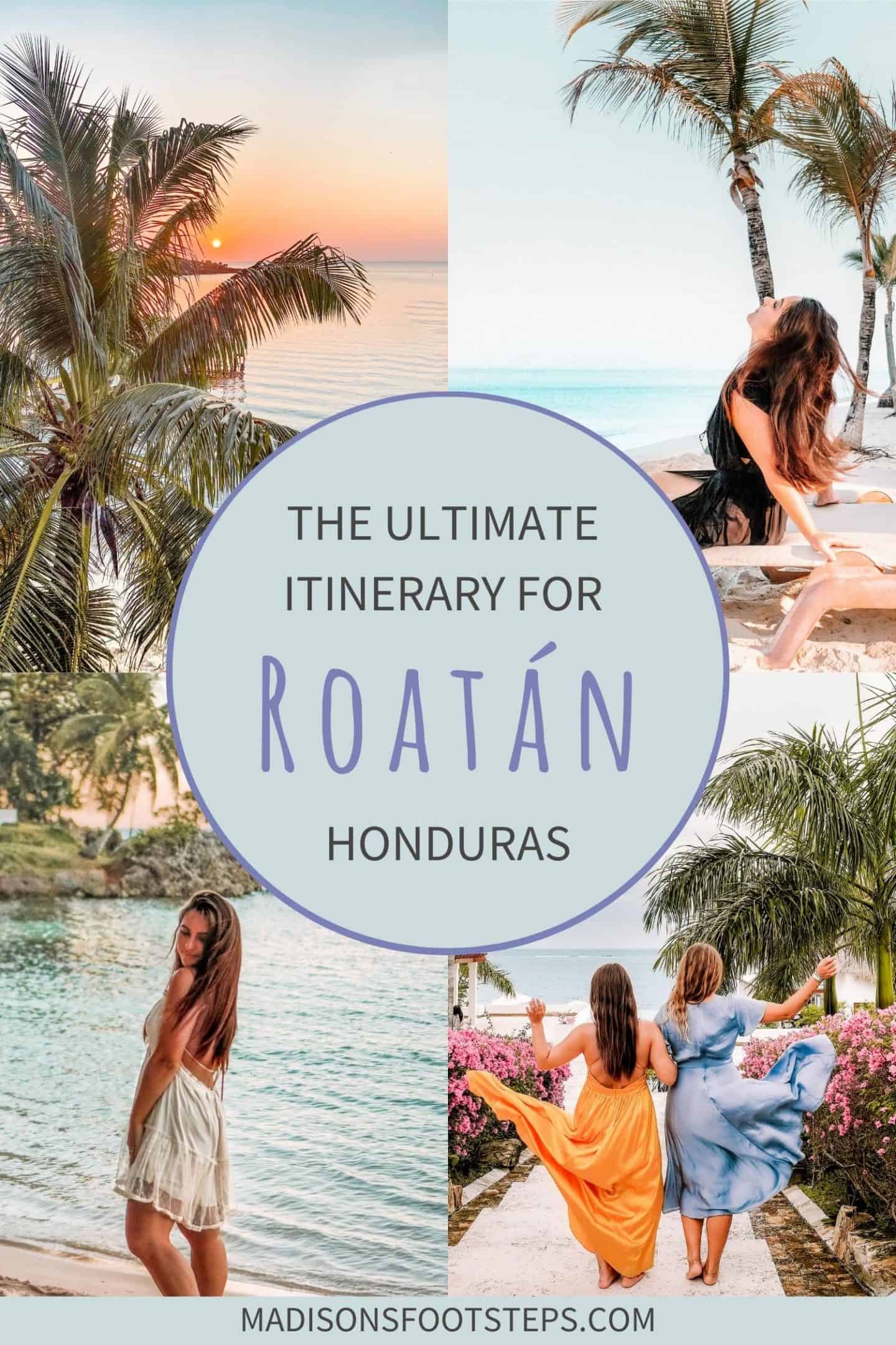 Things to do in Roatan Honduras pin