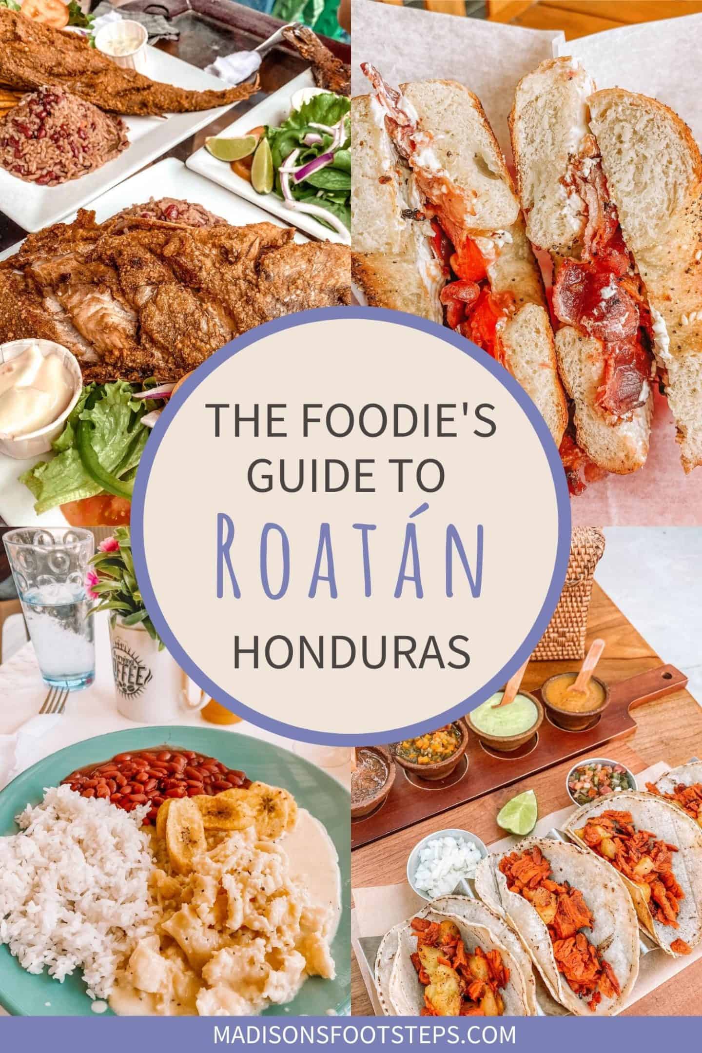 Best restaurants in Roatan pin