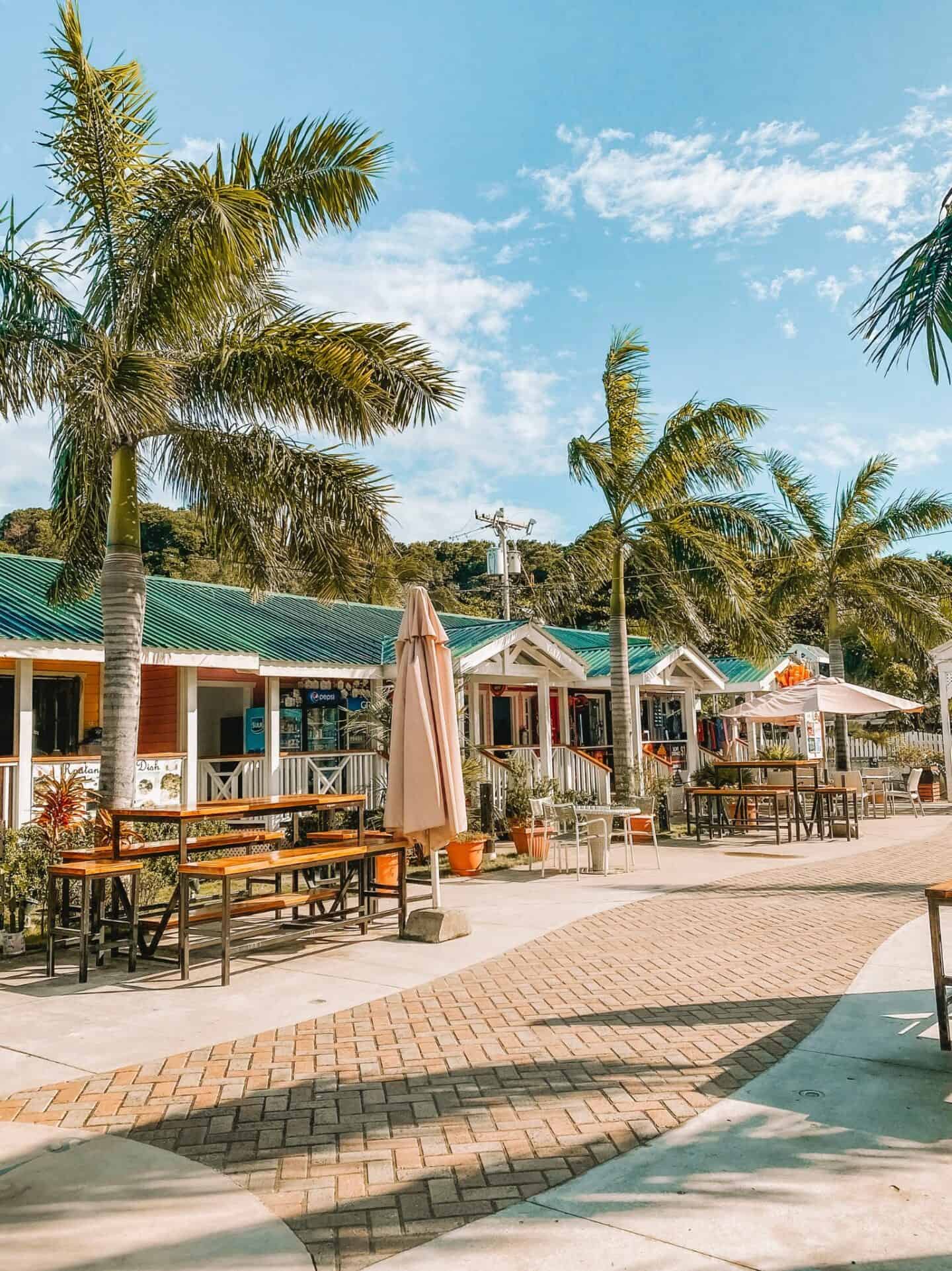 La Placita is the best place to find affordable restaurants in Roatan West Bay