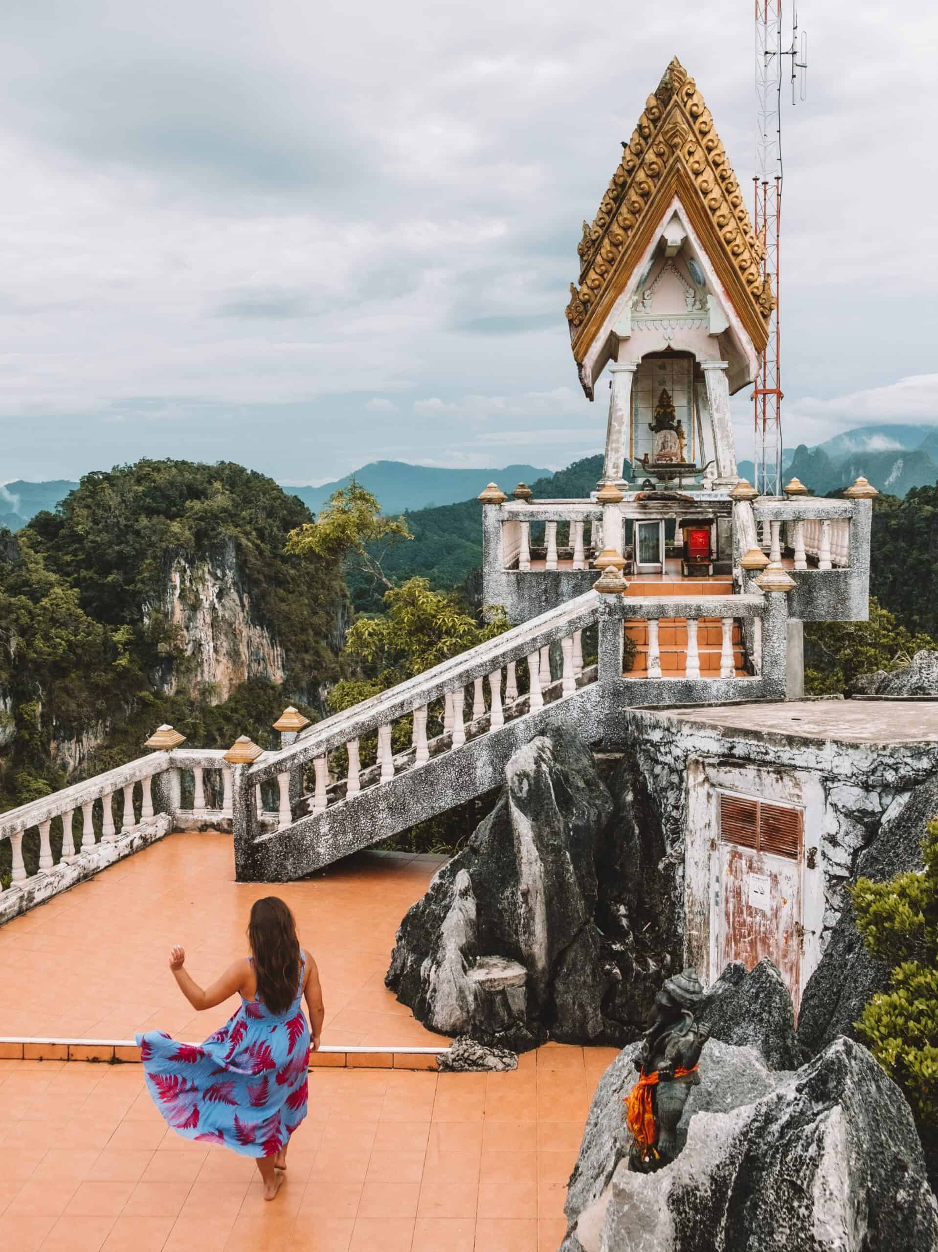 Insane views from the Tiger Cave Temple. 