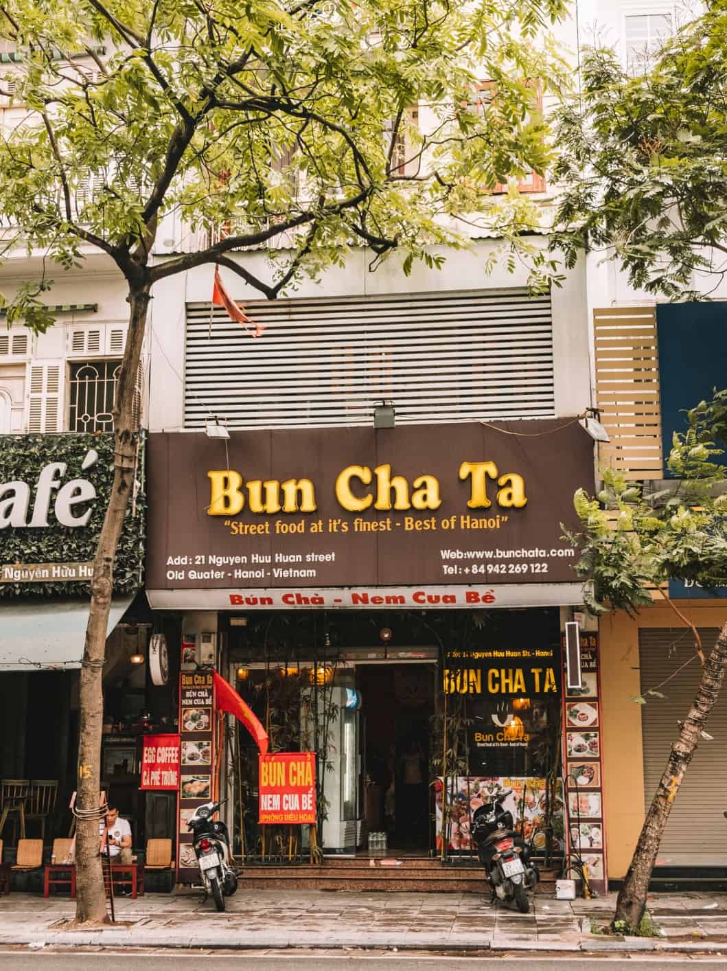 Bun Cha Ta street food restaurant in Hanoi