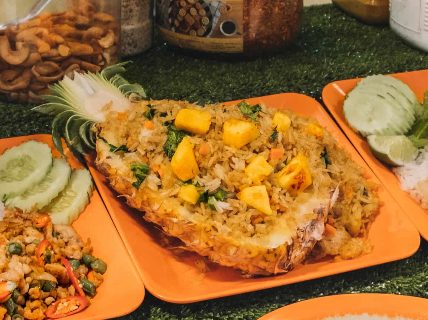 Pineapple fried rice from a street market in Patong Beach Phuket