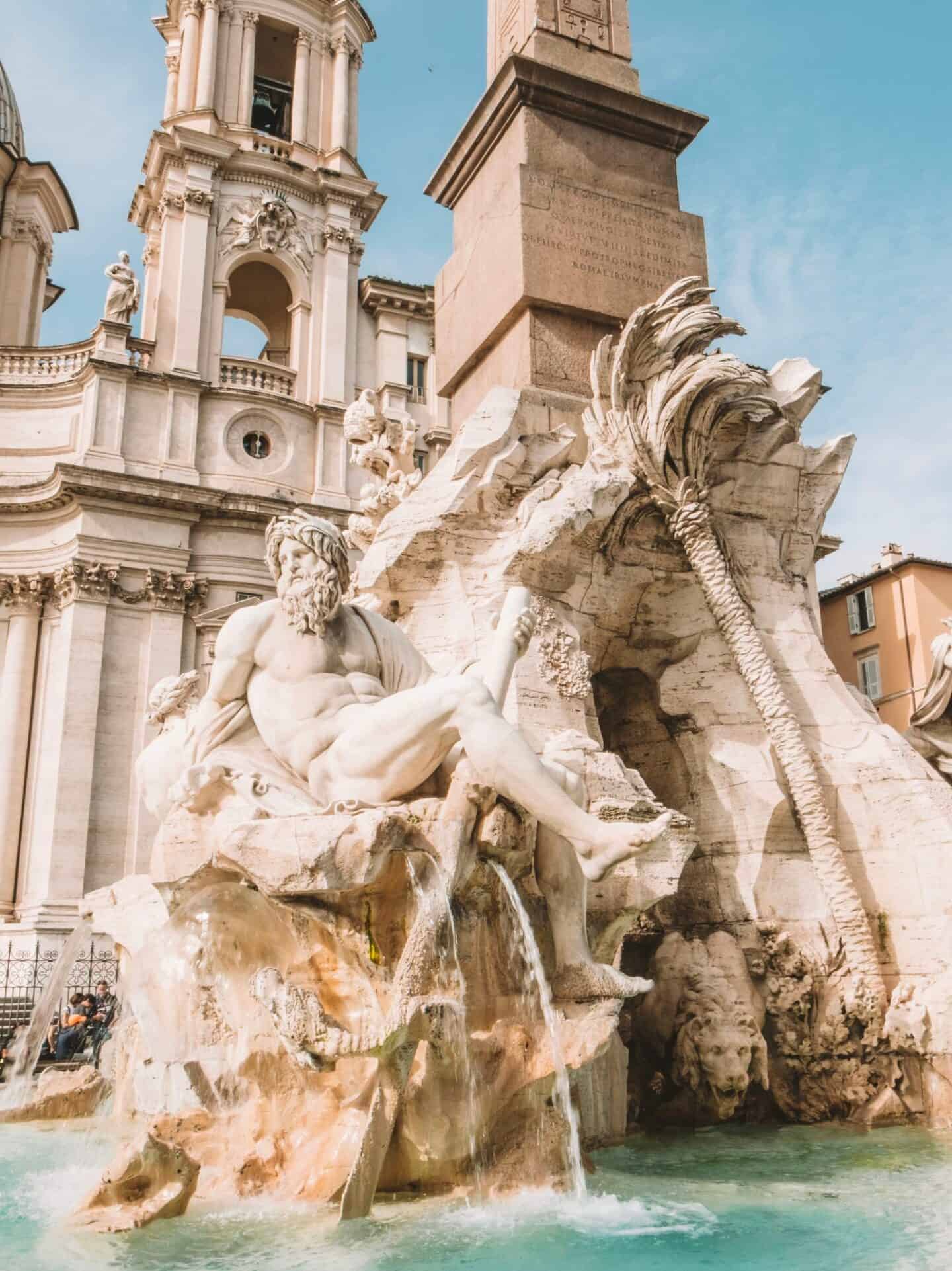Piazza Navona in Rome. 