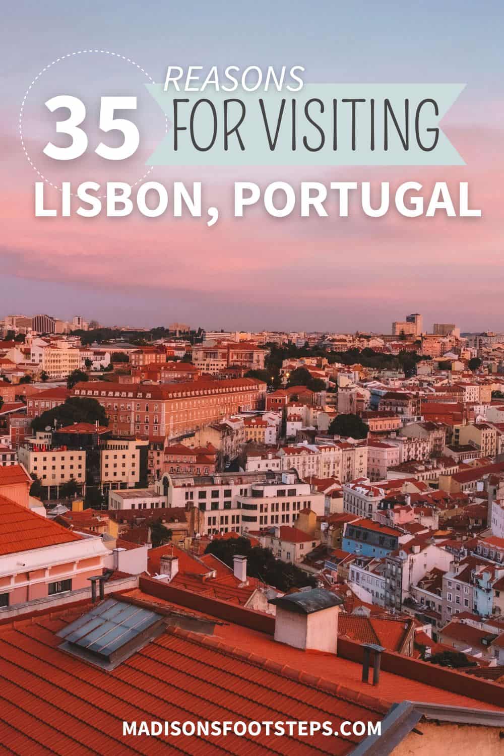 Pinterest image for is Lisbon worth visiting blog post