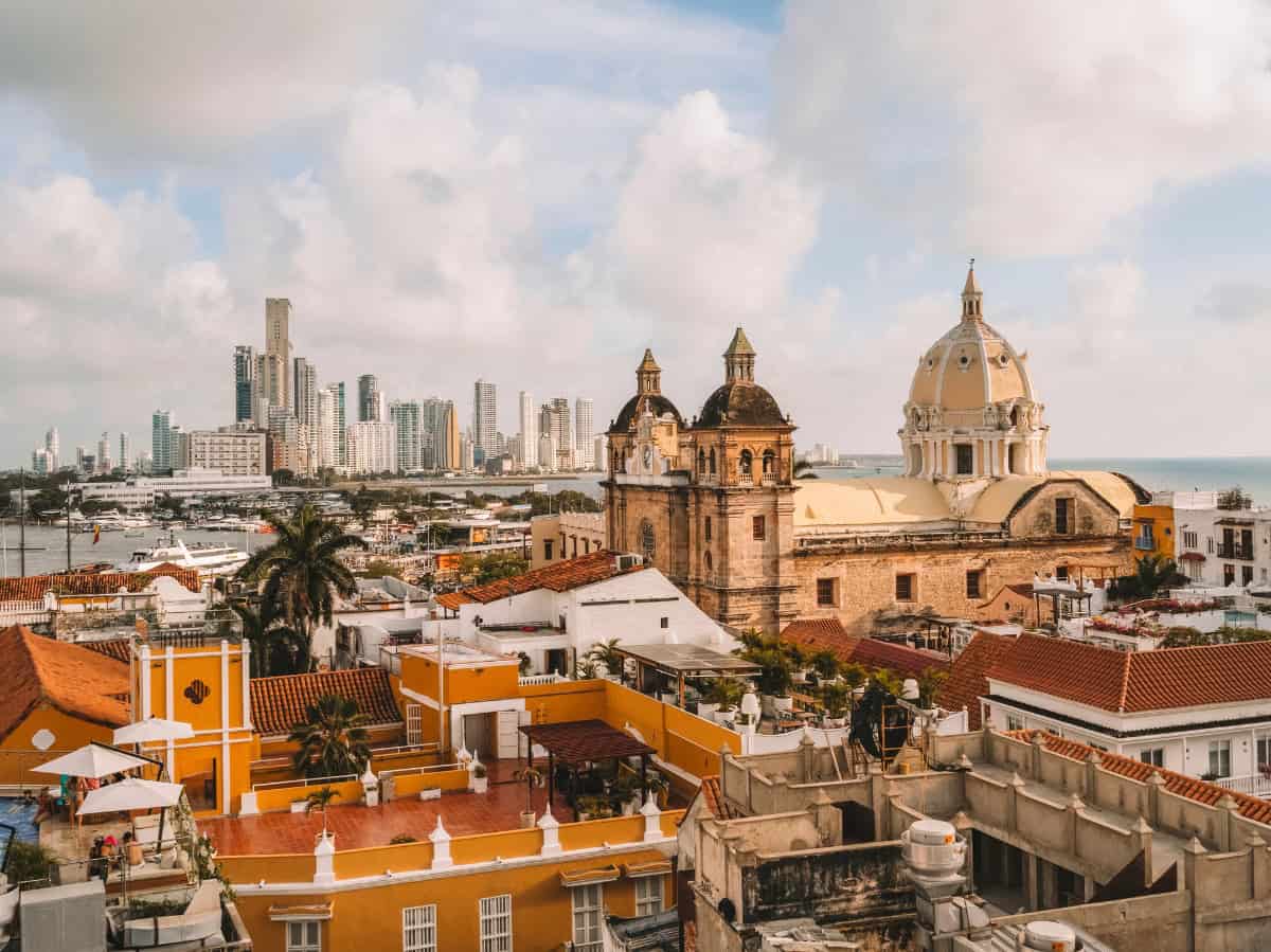 Stunning views of Cartagena from the Movich Hotel in the old city.